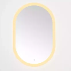 Oval Wes LED Wall Mirror