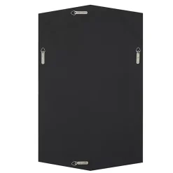 Overlapping Asymmetrical Bevel Wall Mirror