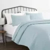 Pale Blue Herring 3-pc. Queen Quilted Coverlet Set