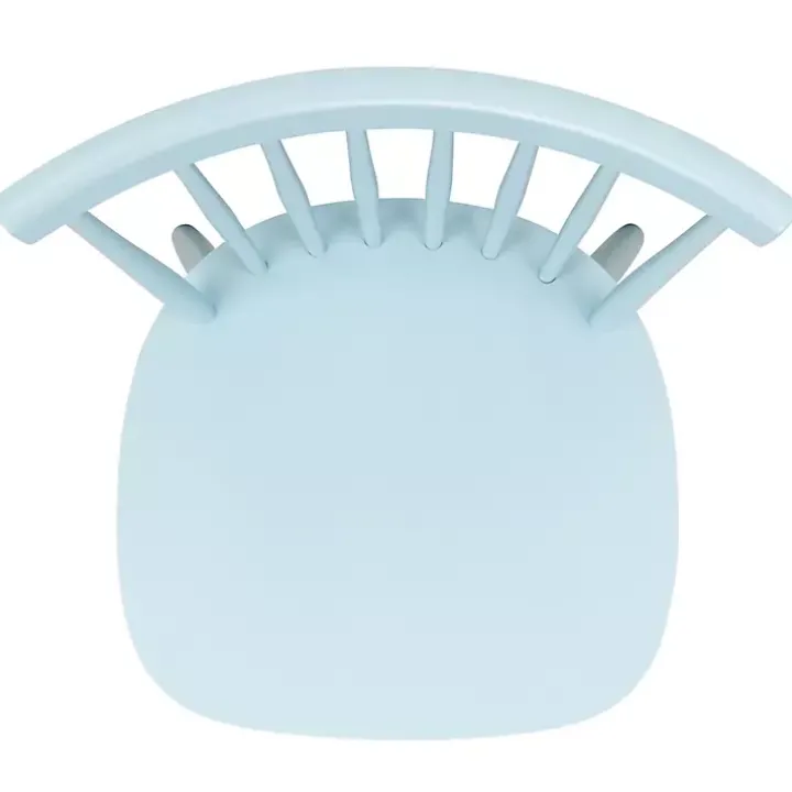 Pale Blue Parker Spindle Dining Chairs, Set of 2