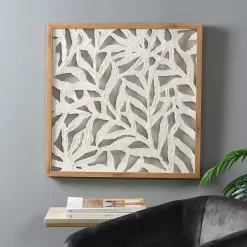 Palm Leaf I Shadowbox Wall Plaque