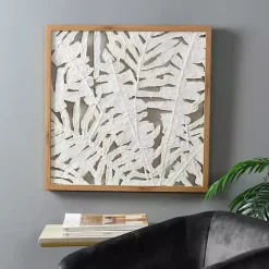 Palm Leaf II Shadowbox Wall Plaque