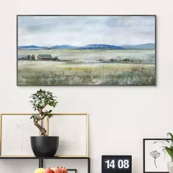 Patterson's Farm Framed Canvas Art Print