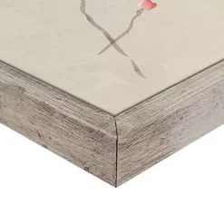 Peach Blossom Framed Canvas Art Print