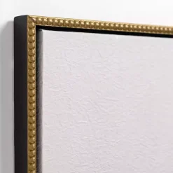 Peacock Sketch Framed Canvas Art Print