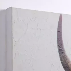 Peek-A-Boo Cow Canvas Art Print