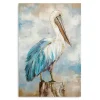 Pelican Perch Canvas Art Print, 24x36 in.