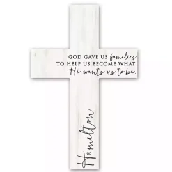 Personalized Families Cross Wall Plaque