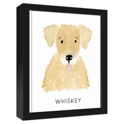 Personalized Golden Retriever Canvas Wall Plaque