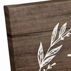 Personalized Shiplap Wreath Canvas Wall Plaque