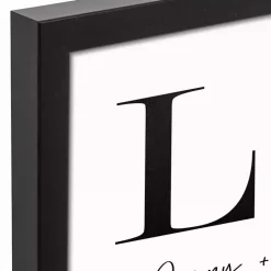 Personalized Simple Love Framed Canvas Wall Plaque