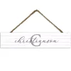 Personalized Simple Monogram Wall Plaque