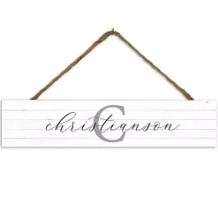 Personalized Simple Monogram Wall Plaque