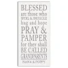 Personalized Those Grandparents Canvas Wall Plaque