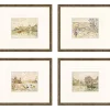 Petite Landscapes Framed Art Prints, Set of 4