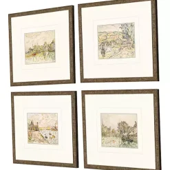 Petite Landscapes Framed Art Prints, Set of 4