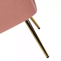 Pink Donata Velvet Tufted Loveseat