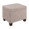 Pink Madison Storage Ottoman