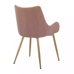 Pink Velvet Avery Dining Chair