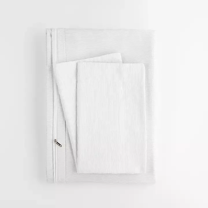 Pinstripe 3-pc. Queen Duvet Cover Set