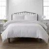 Pinstriped 3-pc. Twin Duvet Cover Set