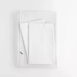 Pinstriped 3-pc. Twin Duvet Cover Set