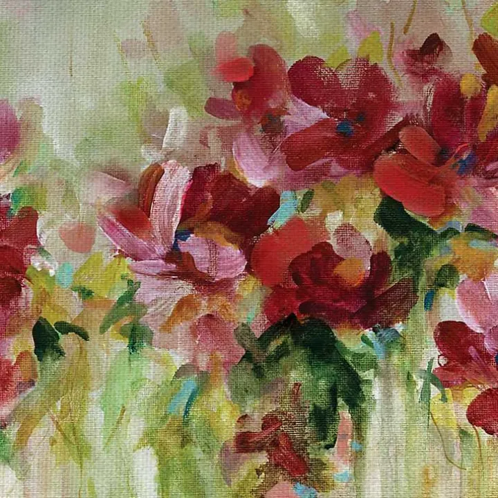 Playful Garden Canvas Art Print by Carol Robinson