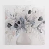 Pop of Blue Floral Canvas Art Print