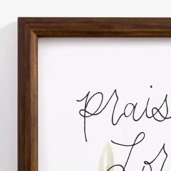 Praise the Lord Framed Wall Plaque