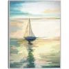 Private Sail Framed Canvas Art Print