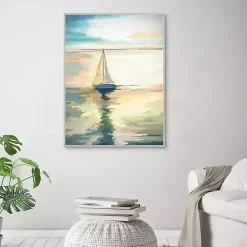 Private Sail Framed Canvas Art Print