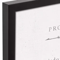 Proverbs Black Framed Canvas Art Print