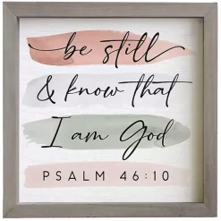 Psalm 46:10 Wall Plaque