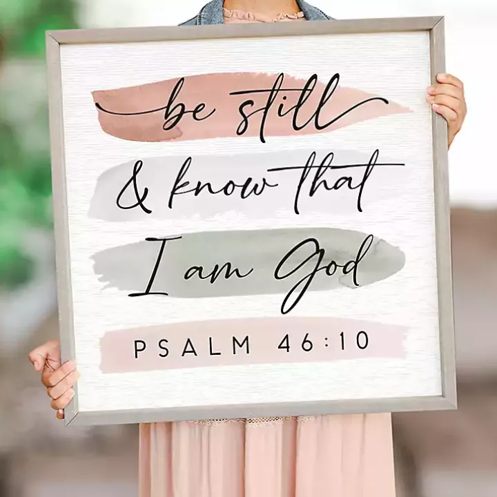 Psalm 46:10 Wall Plaque