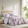 Purple Botanical 3-pc. King Comforter Set