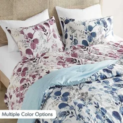 Purple Botanical 3-pc. King Comforter Set
