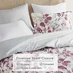 Purple Botanical 3-pc. King Comforter Set