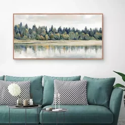 Quiet Reflections Framed Canvas Art Print