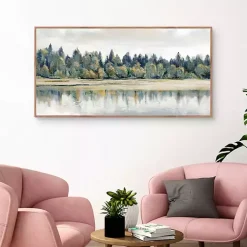 Quiet Reflections Framed Canvas Art Print