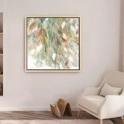 Rainy Cascade I Framed Canvas Art Print, 30x30