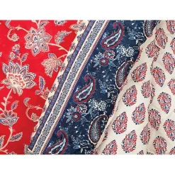 Red Navy Marbella Queen 5-pc. Comforter Set