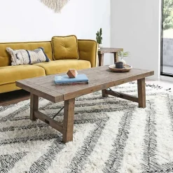 Roane Gray Reclaimed Pine Coffee Table