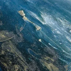 Rolling Waves Blur Canvas Art Prints, Set of 3