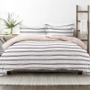 Rose Pink Echo Stripe 3-pc. King Duvet Cover Set