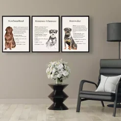 Rottweiler Facts Framed Wall Plaque