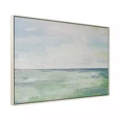 Rough Tide Framed Canvas Art Print