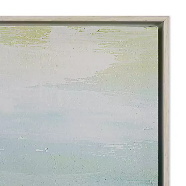 Rough Tide Framed Canvas Art Print