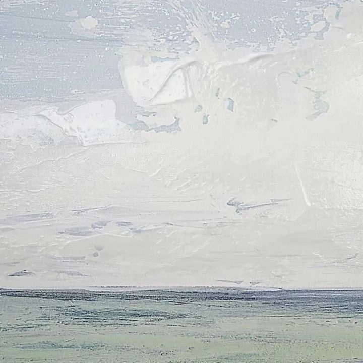 Rough Tide Framed Canvas Art Print