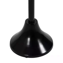 Round Black Metal Layla Accent Table