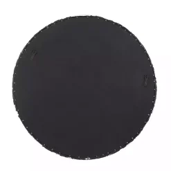 Round Bronze Woven Texture Wall Mirror